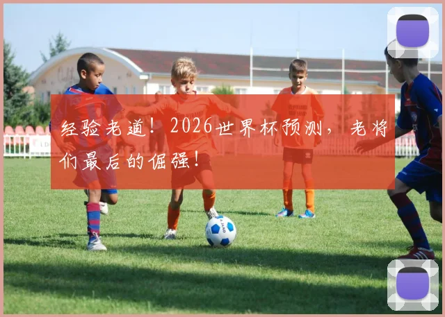 经验老道！2026世界杯预测，老将们最后的倔强！